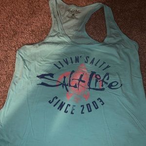 Livin’ Salty - Salt Life Tank Top